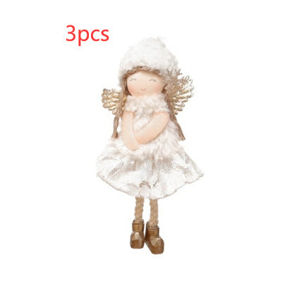 Christmas Lace Angel Doll Christmas Tree Small Pendant Lift Snowflake Girl Christmas Show Window Decorations Accessories Christmas Lace Angel Doll Christmas Tree Small Pendant Lift Snowflake Girl Christmas Show Window Decorations Accessories